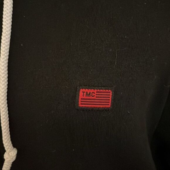 Nipsy Hussle Marathon Black Zipper Closure Hoodie Pockets Sweatshirt Casual - Picture 8 of 12